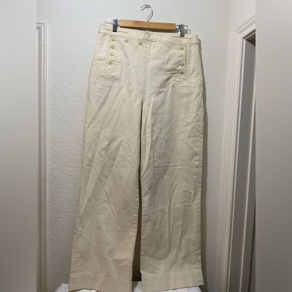 Tory Burch 100% Cotton denim Pants women’s size 10